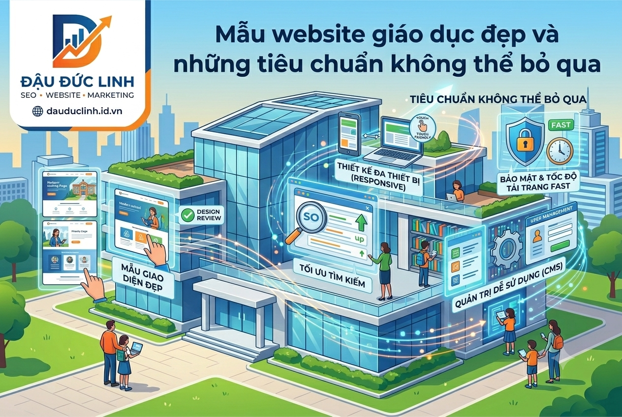 Mẫu website giáo dục đẹp và những tiêu chuẩn không thể bỏ qua